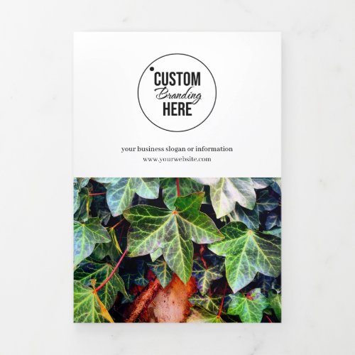 Modern Trifold Photo And Logo Business Brochure
