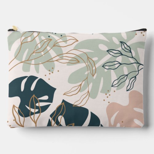 Modern Tropical Boho Chic Accessory Pouch