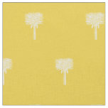 Modern Tropical Date Palm Yellow  Fabric