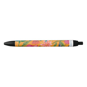 Modern Tropical Floral Pattern Pen