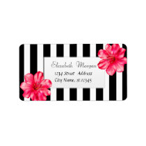 Modern Tropical ,Hibiskus Black Stripe Label Modern Tropical ,Hibiskus Black Stripe Label