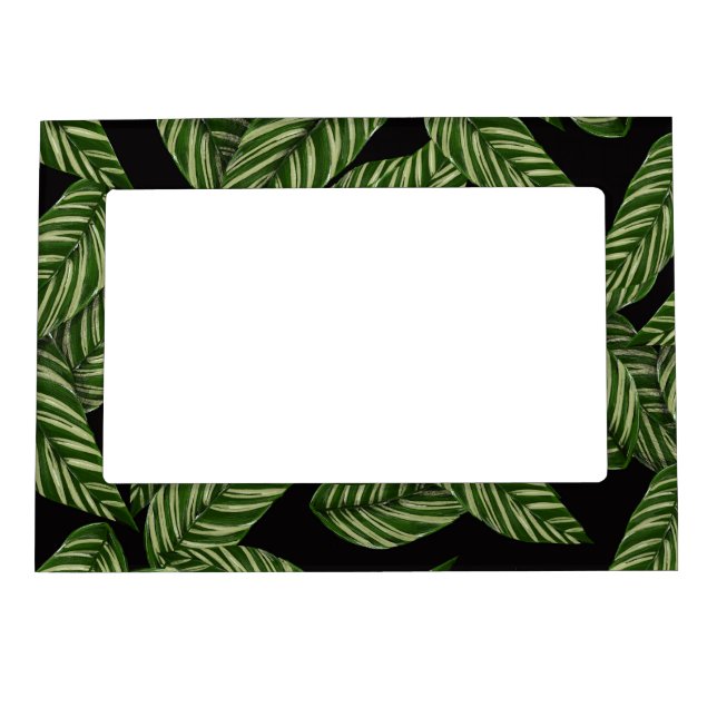 Modern Tropical Leaves  Magnetic Frame (Front)