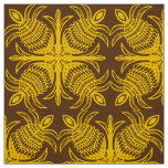 modern tropical pineapple hawaiian quilt pattern fabric