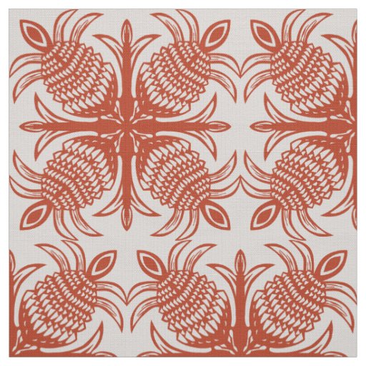 modern tropical pineapple hawaiian quilt pattern fabric