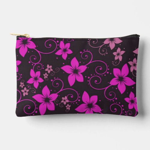 Modern Tropical Pink Floral Custom Bags