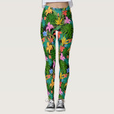 Leggings Crazy Tikis Tropical Beach Yoga Pants