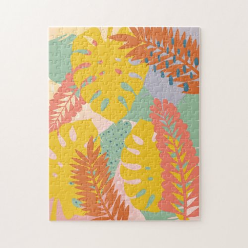 Modern Tropical Plant Puzzle