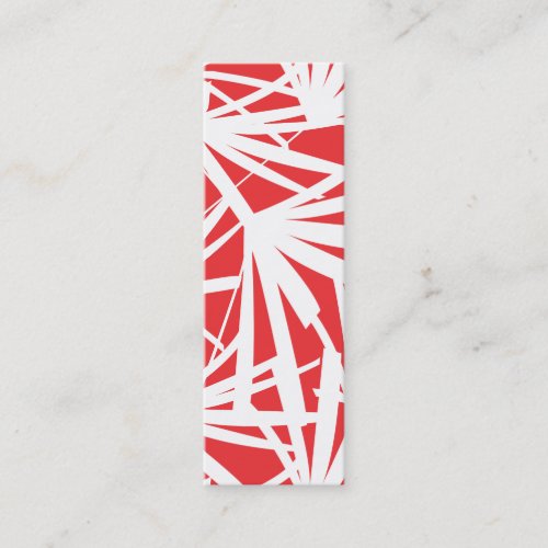 RED TROPICAL Slim Business Card