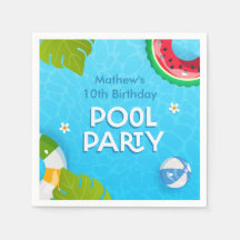 Modern Tropical Summer Pool Party 