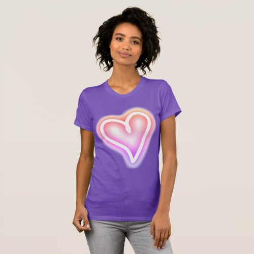 Modern Tu BAv heart t shirt