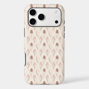 Modern Tulip Floral Pattern iPhone 17 Pro Max Case