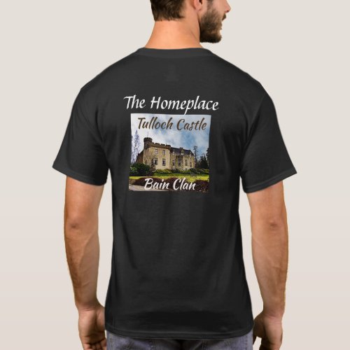 Modern Tulloch Castle Scotland  Clan Bain Photo T_Shirt