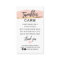 Modern Tumbler Care Instructions Business Card