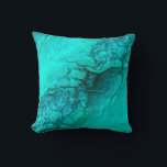 Modern Turquoise Abstract Texture Throw Pillow<br><div class="desc">Modern throw pillow features an abstract textured pattern in vibrant shades of turquoise with teal accents. An interesting textured print in a trendy cool turquoise color palette. This decorative throw pillow will add a touch of style and a splash of color to any room's decor. Designed with a tiled image,...</div>