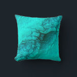 Modern Turquoise Abstract Texture Throw Pillow<br><div class="desc">Modern throw pillow features an abstract textured pattern in vibrant shades of turquoise with teal accents. An interesting textured print in a trendy cool turquoise color palette. This decorative throw pillow will add a touch of style and a splash of color to any room's decor. Designed with a tiled image,...</div>