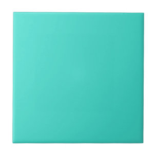 Modern Turquoise Plain Solid Color Teal Ceramic Tile