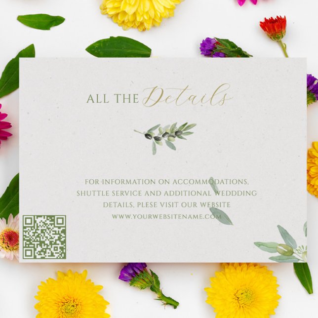 Modern Tuscany Olive Leaves Branch-DETAILS CARD (Creator Uploaded)