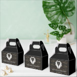 Modern Tuxedo Art Deco Bachelor Party Favor Boxes<br><div class="desc">Modern Tuxedo Art Deco Bachelor Party featuring elegant white tuxedo on a faux gold black Art Deco pattern. See more inspirations in my Wedding Gifts Etched Glasswares Collection.</div>