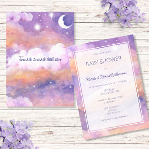 Modern Twinkle, Twinkle, Little Star Baby Shower Invitation