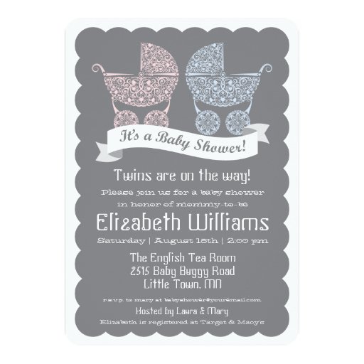 Sophisticated Baby Shower Invitations 10