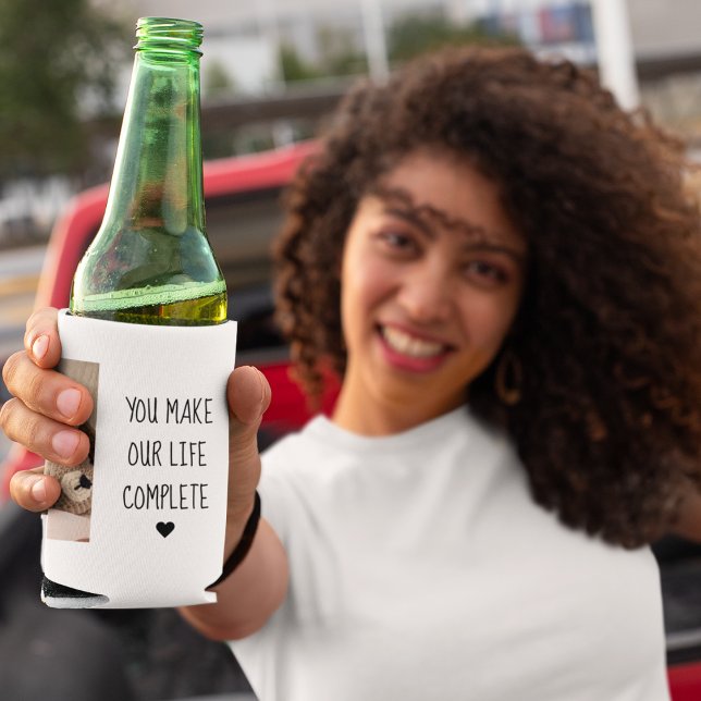 Modern Two Photo | You Make Our Life Complete  Can Cooler (Creator Uploaded)