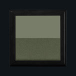 Modern Two-Tone Moss Green Jewelry Box – Customize<br><div class="desc">This wooden keepsake jewelry box features a sleek half-and-half design—smooth moss green paired with a textured speckled green for visual depth and subtle luxury. Perfectly balanced and aesthetically clean, this minimalist style suits weddings, corporate events, religious holidays, school milestones, and more. The combination of modern design and earthy tones makes...</div>
