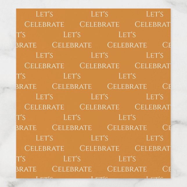 Modern typescript orange envelope liner (Design)