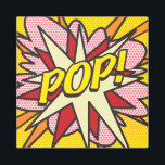 Modern Typographic Comic Book POP Fun Trendy Metal Print<br><div class="desc">Fun trendy superhero comic book pop art metal art print. An ideal way to treat yourself or another superhero in your life. Why not add some zap pow and wham into your world today! Designed by Thisisnotme©</div>