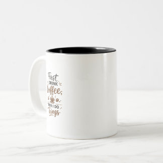 Modern Typography Coffee Cup Gift
