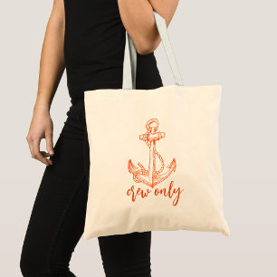 Modern Typography Cute Stylish Nautical Elegant Tote Bag