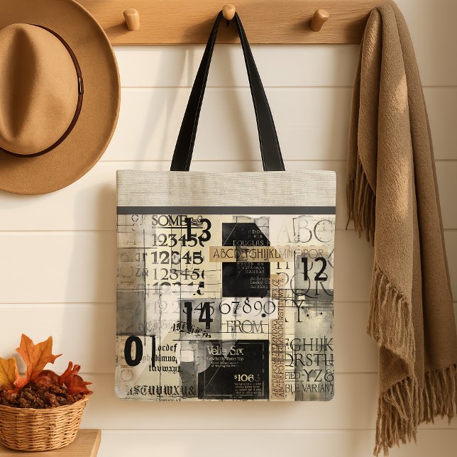 Modern Typography Design Tote Bag (Creator Uploaded)