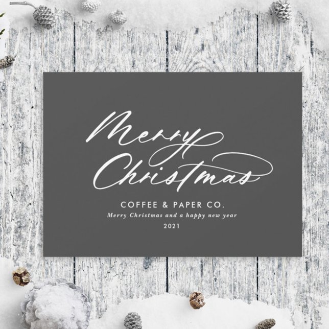 Modern typography elegant script corporate holiday (Creator Uploaded)