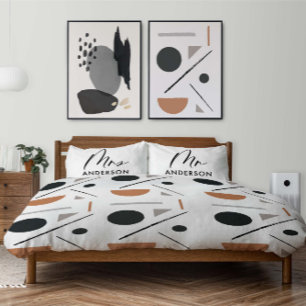 Modern typography elegant script mr gift pillow pillow case