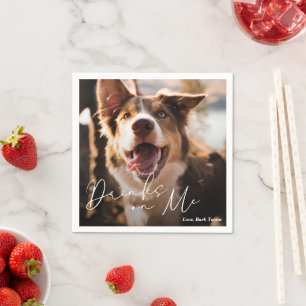 Modern Typography Elegant Wedding Napkins