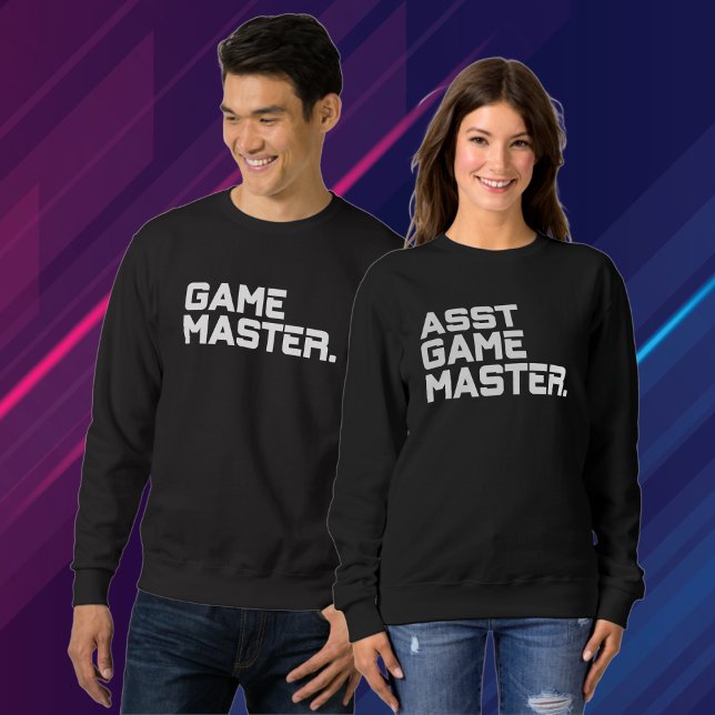 Modern Typography Game Master Men's Matching Sweatshirt (Creator Uploaded)