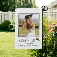 Modern Typography Graduate Photo Announcement Year