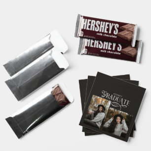 Modern Typography Graduate Photo Graduation Hershey Bar Favors