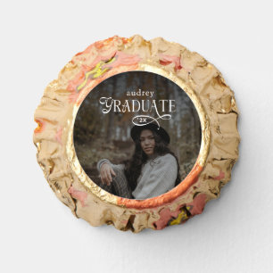 Modern Typography Graduate Photo Graduation Reese's Peanut Butter Cups
