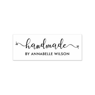 Modern Typography Handmade By Rubber Stamp