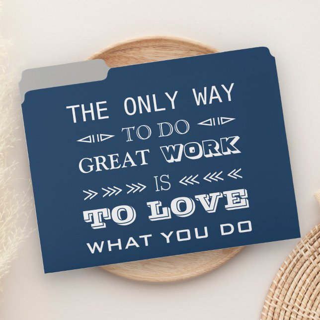 Modern Typography Inspirational Quote File Folder (Creator Uploaded)