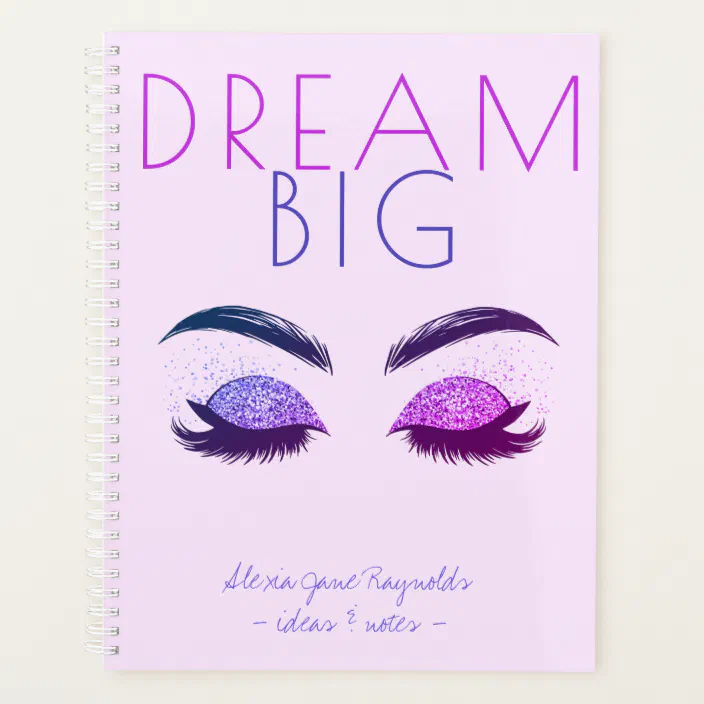 Modern Typography Quote Girly Pink Makeup Artist Planner Zazzle Com