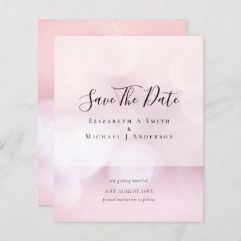 Modern Typography Save The Dates BUDGET