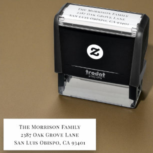Modern Typography Self-inking Stamp