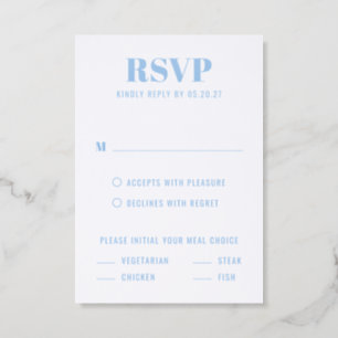 Modern Typography Wedding RSVP