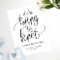 Modern Typography Wedding Save the Date Postcard