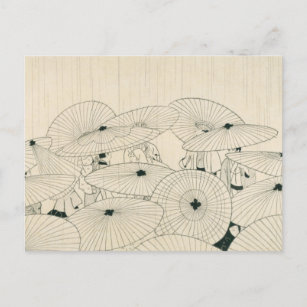 Modern Ukiyoe by Komura Settai Postcard