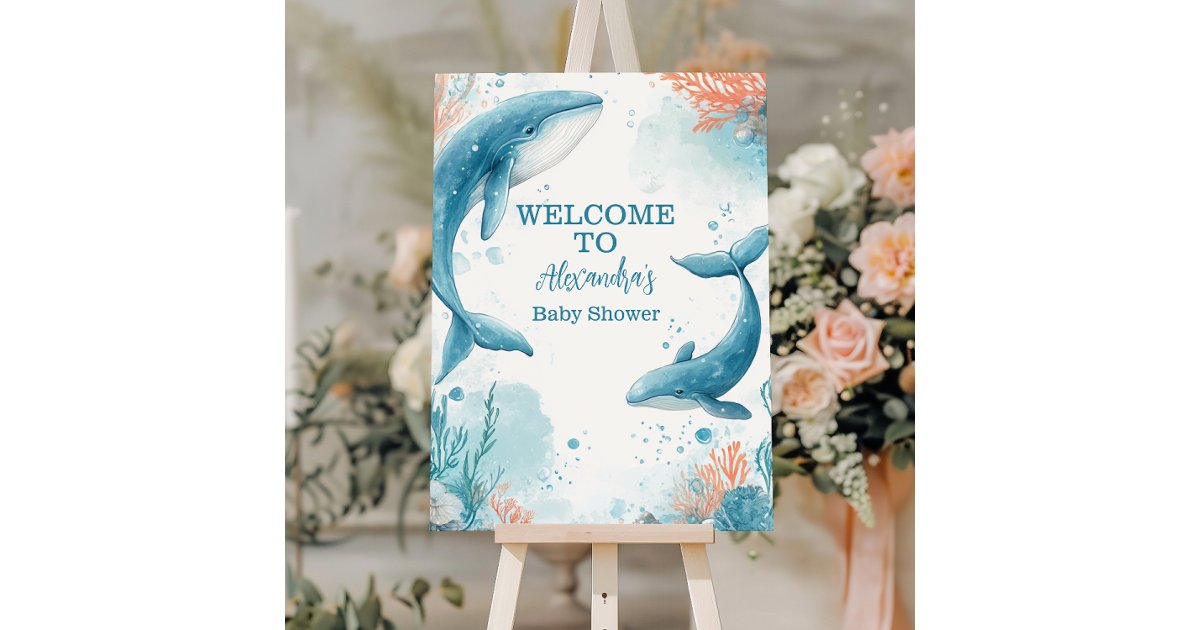 Modern Under the Sea Gender Neutral Foam Board | Zazzle