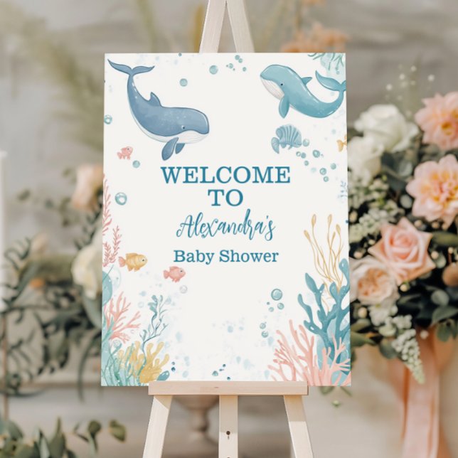 Modern Under the Sea Gender Neutral Foam Board (Creator Uploaded)