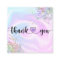 modern unicorn holograph thank you for your order