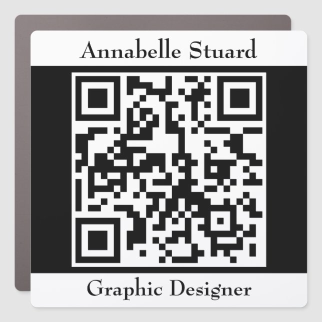Modern Unique Business Promotional Supplies Car Magnet (Front)